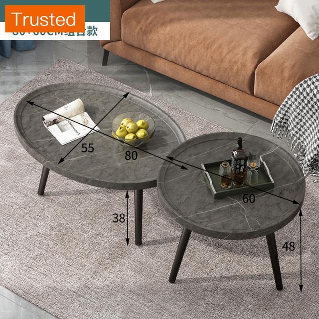 Multiple Variations Small Apartment Nordic Tea Table Living Room Home Modern Minimalist round Tea Table Combination Small Table