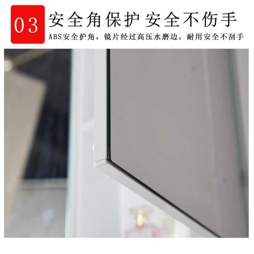 Multiple Variations hotel quality Aluminum bathroom mirror cabinet no water damaged