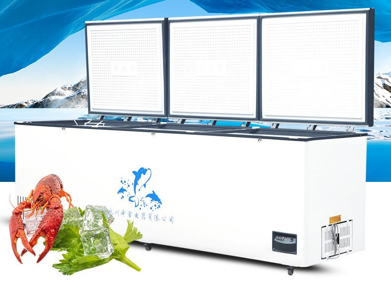 "MULTIPLE VARIATIONS large-capacity commercial horizontal freezer"