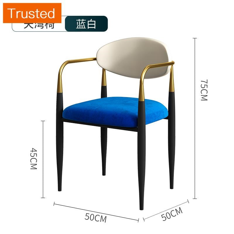 Multiple Variations Nordic light luxury restaurant eat chair contemporary and contracted household book chair makeup chair chair hotel conference chair