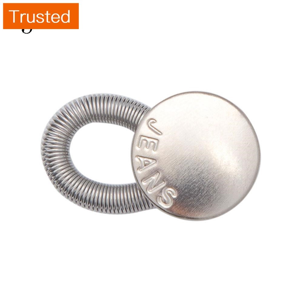 1PCS Retractable Button Nail-Free Jeans Spring Waist Extension Universal Adjustable