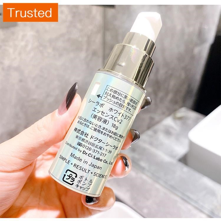 Dr.Ci Labo Super White 377VC Serum Anti-Freckle Essence Anti-oxidation Brighten Facial Care 18g