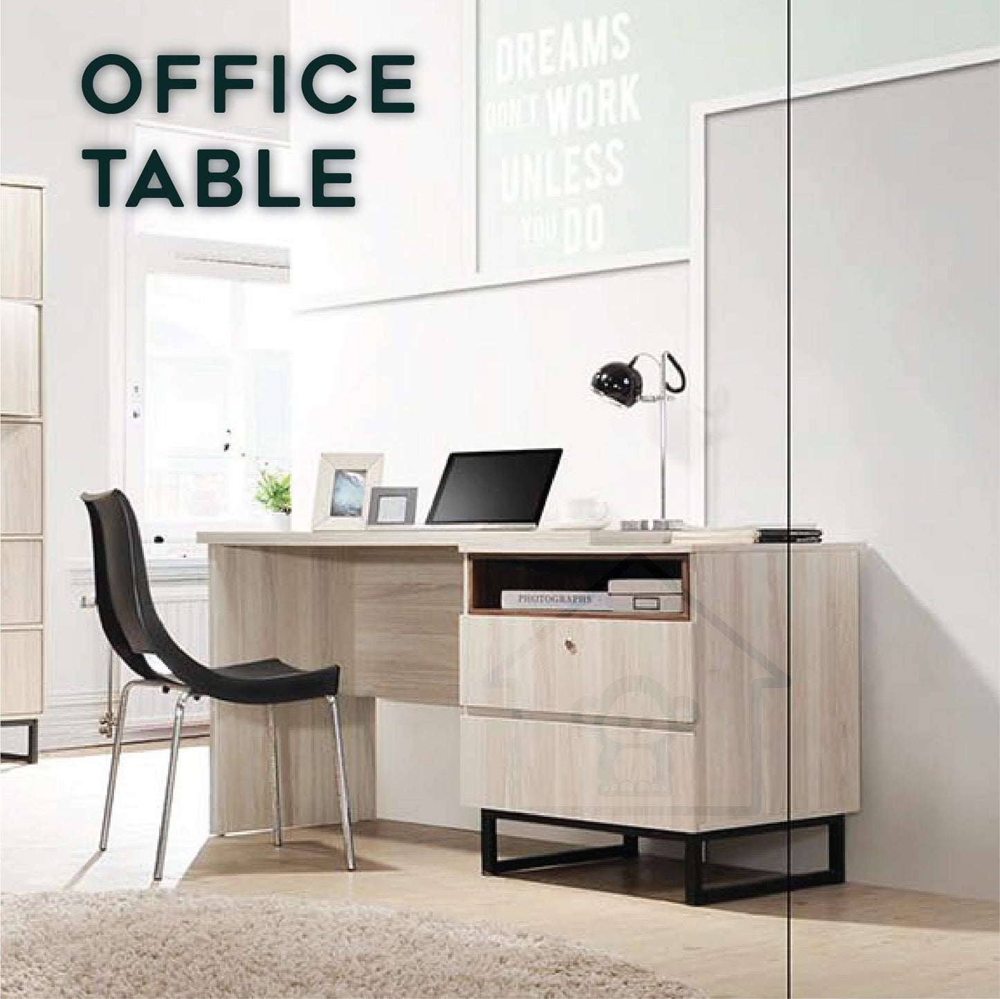 Multiple Variations OFFICE TABLE WITH METAL LEG / STYLISH DESIGN/WRITING TABLE/WRITING DESK/STUDY DESK/STUDY TABLE/EXECUTIVE TABLE