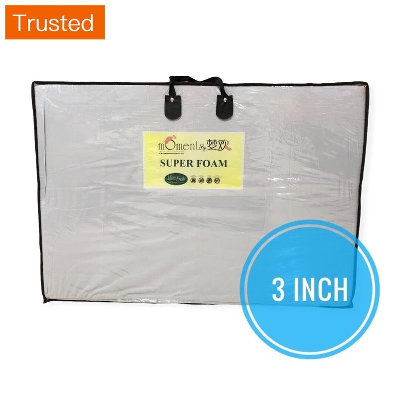 [Deliver in 1-2 days] FOLDABLE foam mattress Single and Queen Size