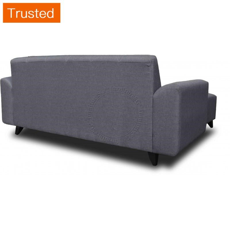 Multiple Variations 3-Seater Fabric Sofa with Stool