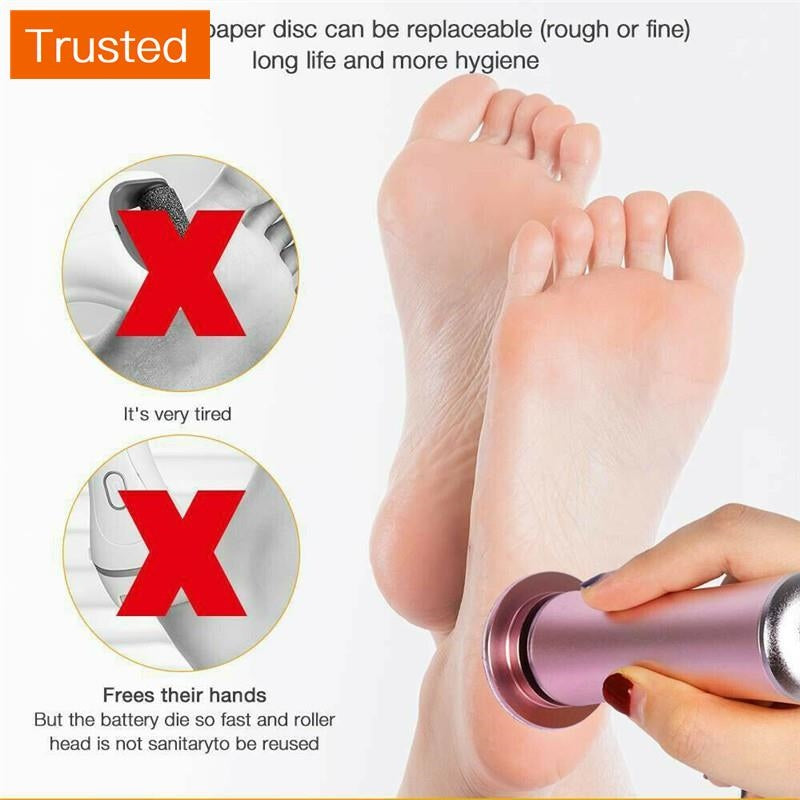 New Electric Foot Dead Skin Grinder Feet Grinding File Callus Remover Pedicure Tool