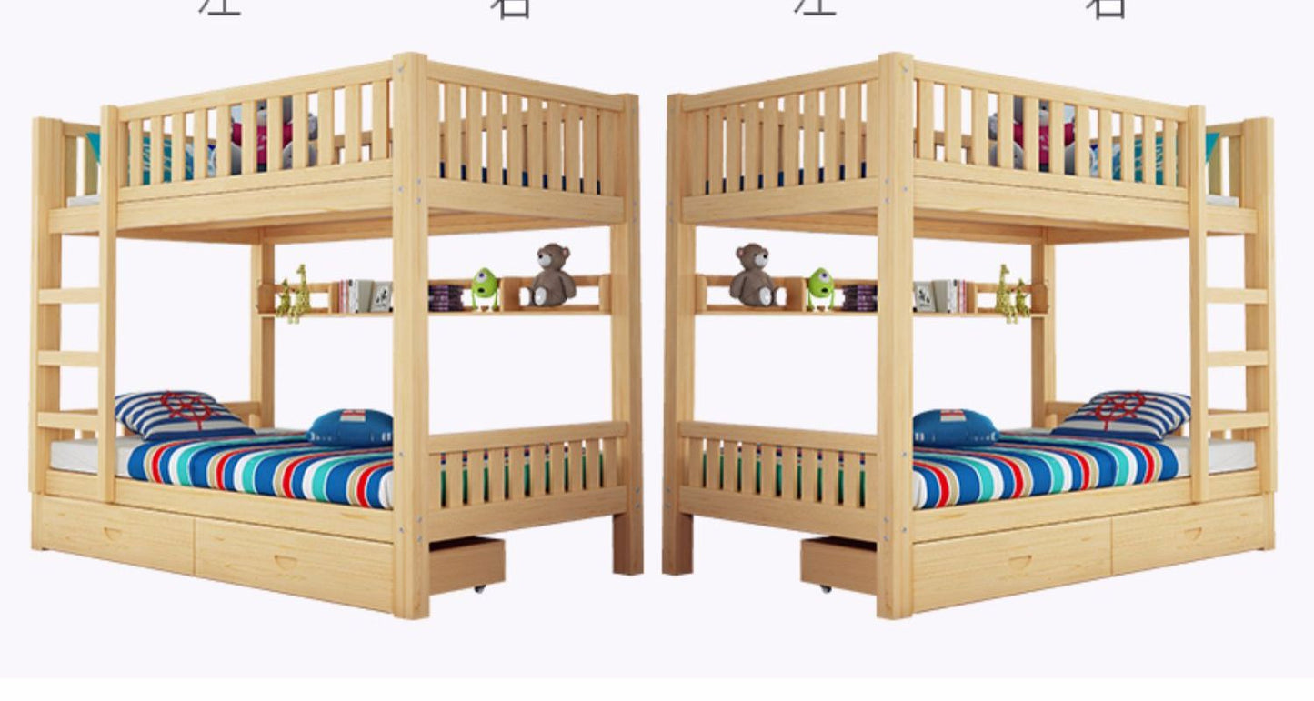 Multiple Variations All solid wood bunk bed"