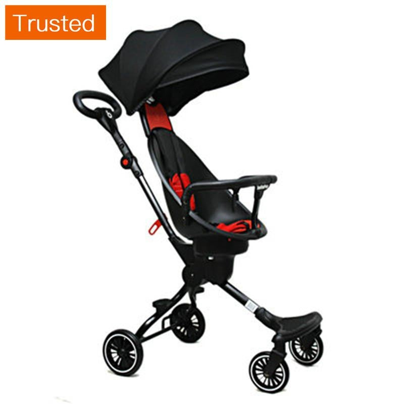 Multiple Variations The baby stroller is lightweight and foldable with two way high landscape anti rollover and can board the plane