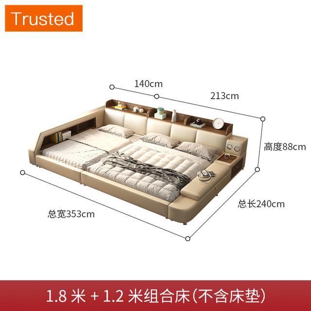 Multiple Variations Smart bed frame camas bedroom set кровать двуспальная lit beds سرير  muebles de dormitorio мебель cama de casa Parent child bed