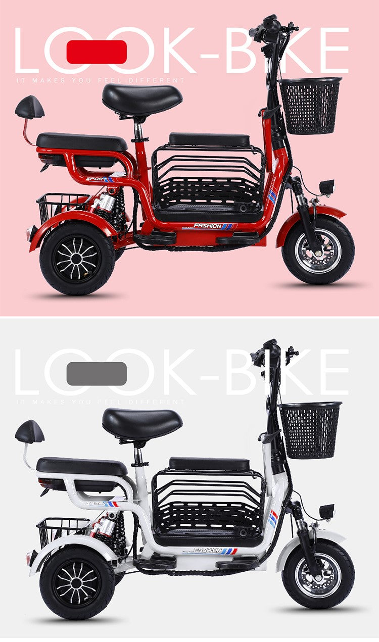 MULTIPLE VARIATIONS     The new electric tricycle