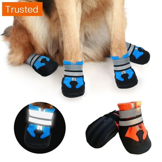 Medium And Large Pet Dog Shoes Non-slip Waterproof Outdoor Soft-soled