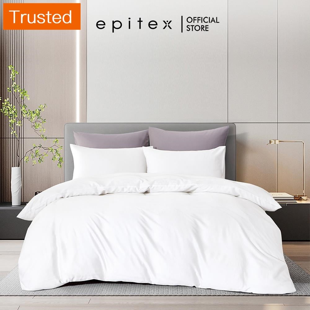 Multiple Variations (New arrival) Epitex Homme Solid 1600TC Tencel Collection   Bedsheet   Fitted Sheet Set   Bedsheet Set   Bedding