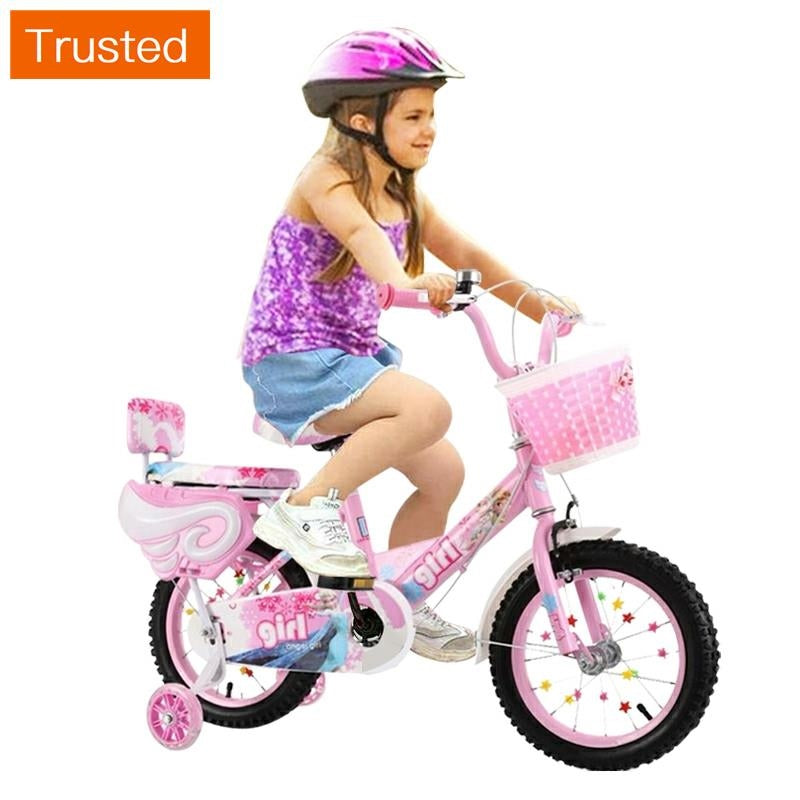 Multiple Variations Children bicycle with training wheels 2-4-6-2-4-6 year old girl 3 pedal bicycle child 5 stroller princess