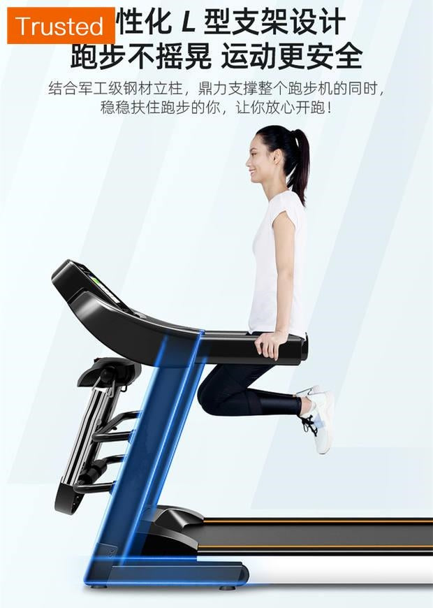 Multiple Variations The new 2021 household small indoor folding electric treadmill gym special man silent families