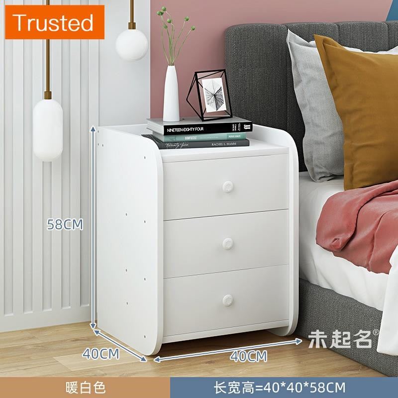 【kline】【twinkle】Ultra-narrow bedroom narrow bedside table storage cabinet ultra-thin drawer small side table small cupboard slim bedside table white/maple/gray 20/25/30/40cm wide