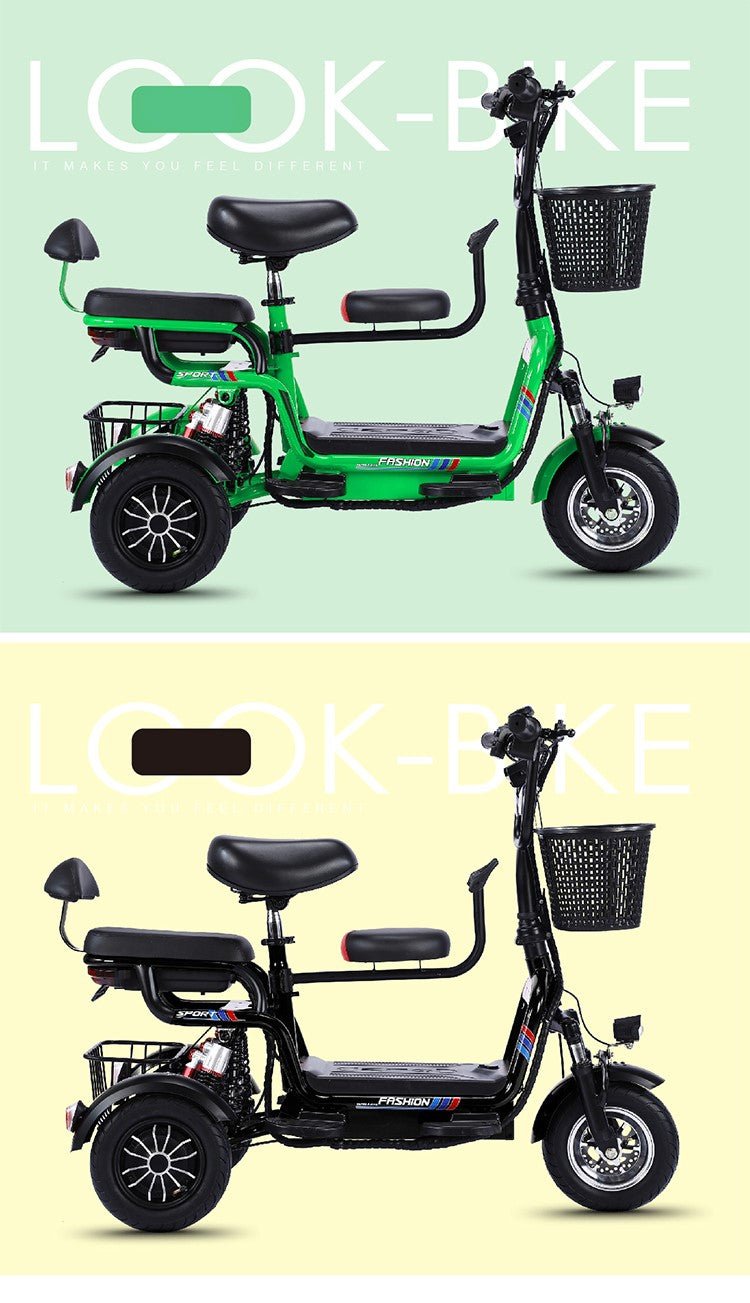 MULTIPLE VARIATIONS     The new electric tricycle