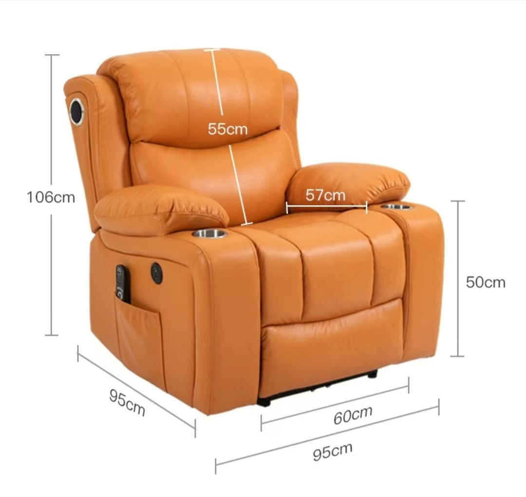 Multiple Variations first class space sofa  single leather electric music massage multi-functional  fabric living room lazy shake chair"