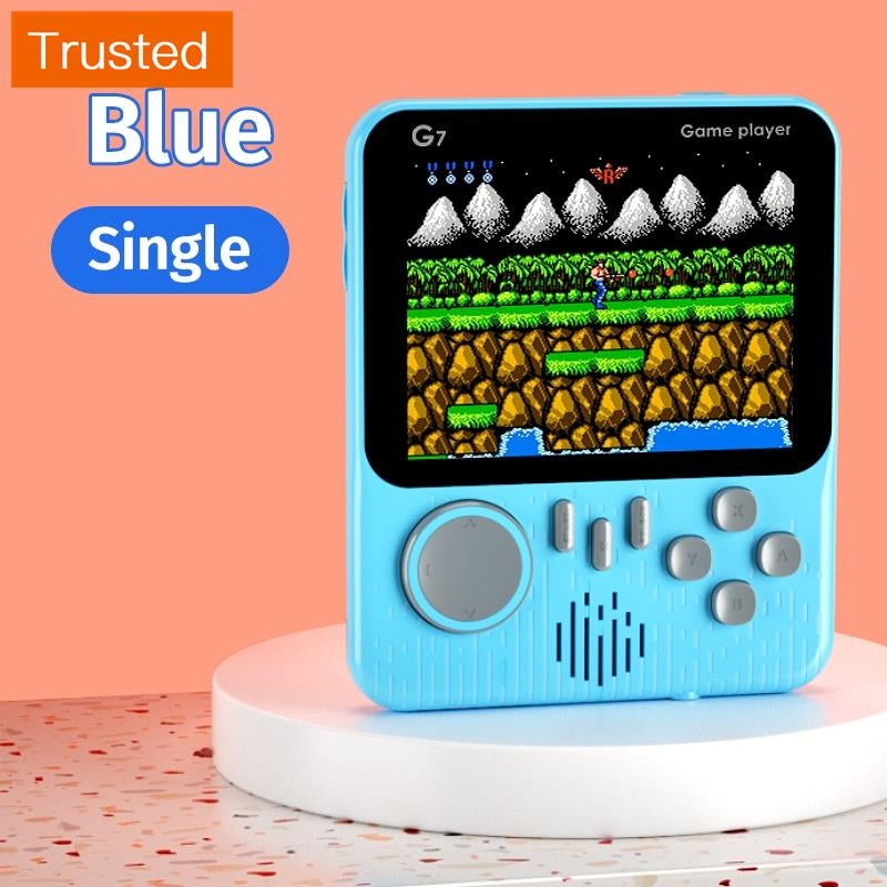 Handheld Game Console Built-in 666 Retro Video Games Classic Mini Gaming Console LCD Screen Gift for Kids