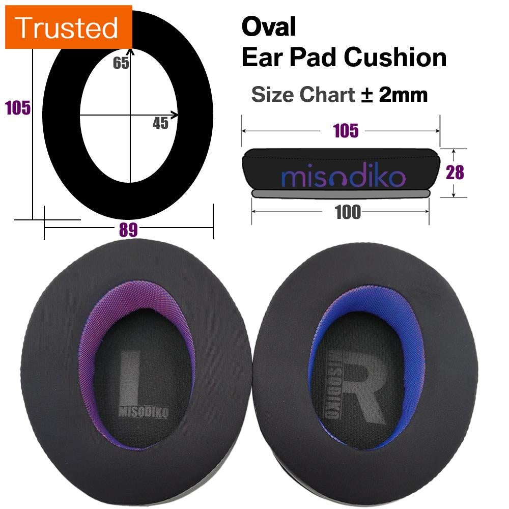 misodiko Upgraded Comfy Headphones Replacement Oval Earpads