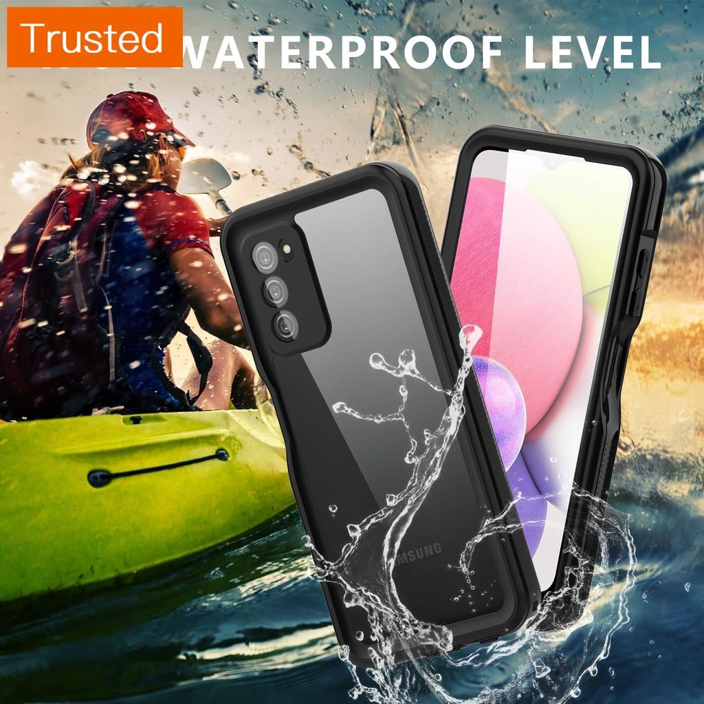 Samsung Galaxy S22 Plus S21 5G S21 FE S20 Note 20 Ultra A03S A13 Diving Case Clear Back Cover 360 Full Body Coverage Protection Cover Swim IP68 HD Waterproof Phone Casing