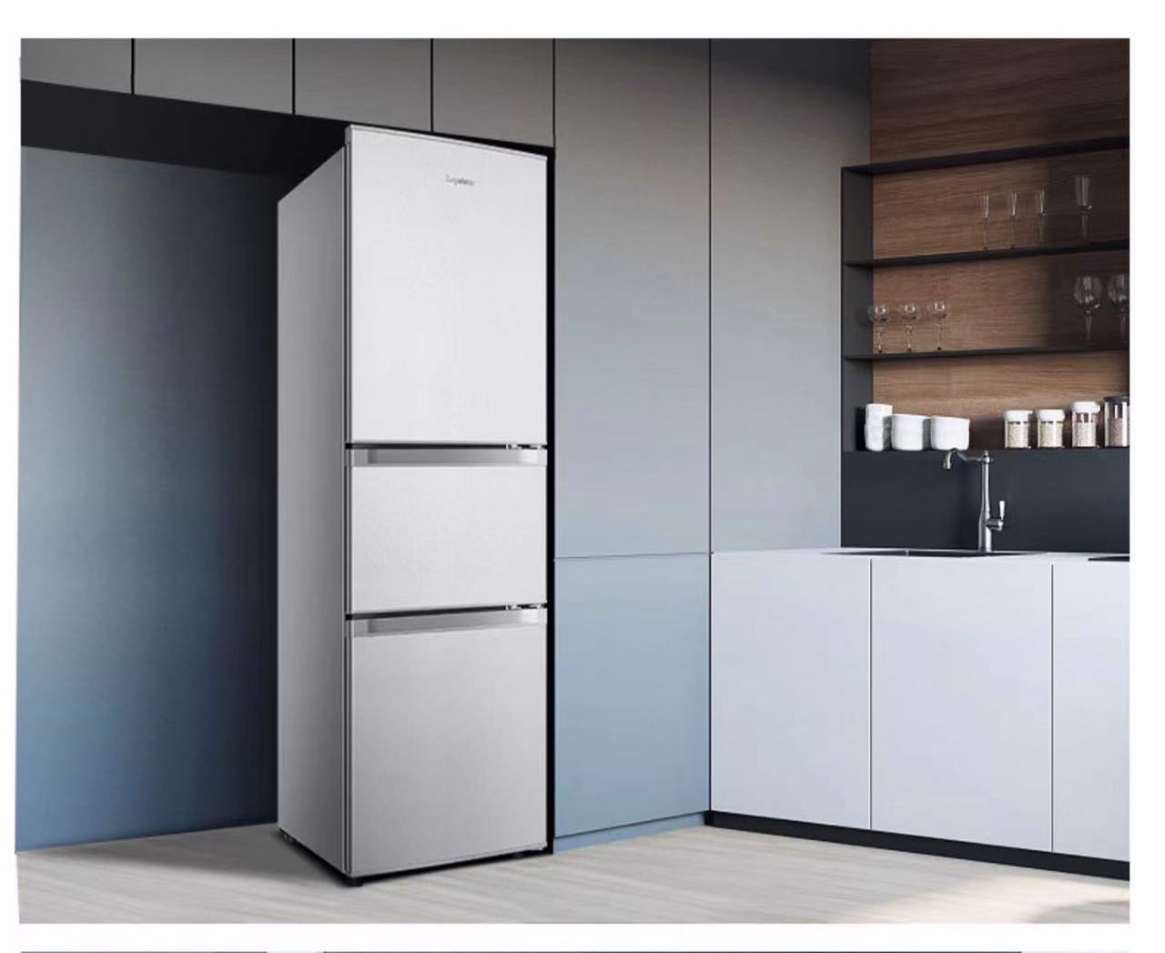 Multiple Variations Royalstar 208L litre three-door refrigerator"