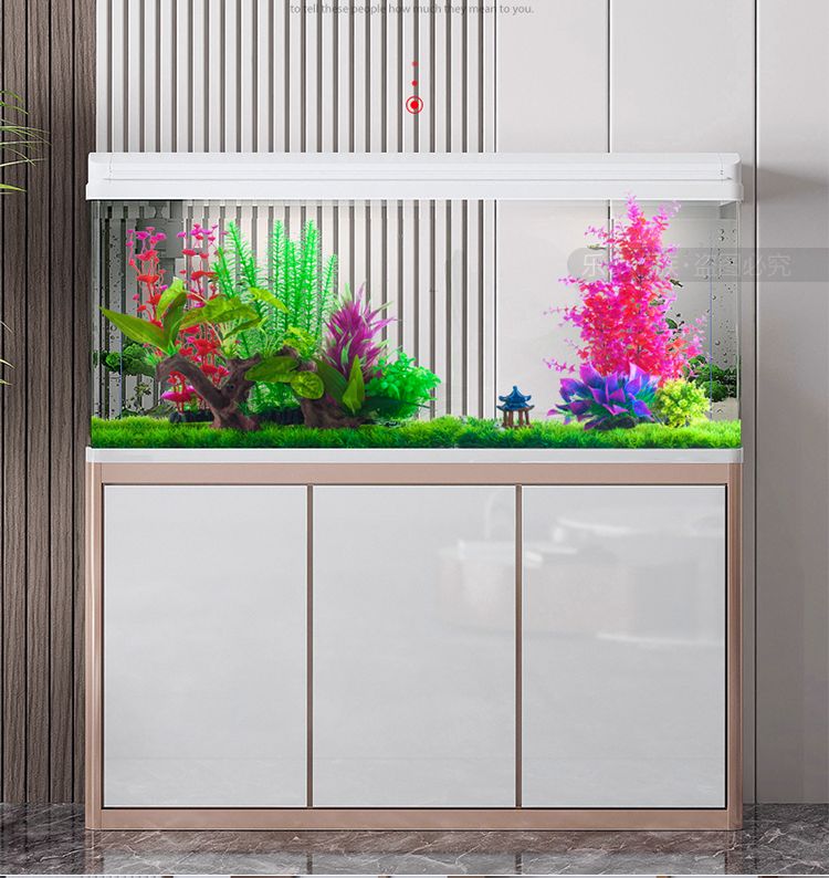 Multiple Variations Water glass goldfish tank with  cabinet"