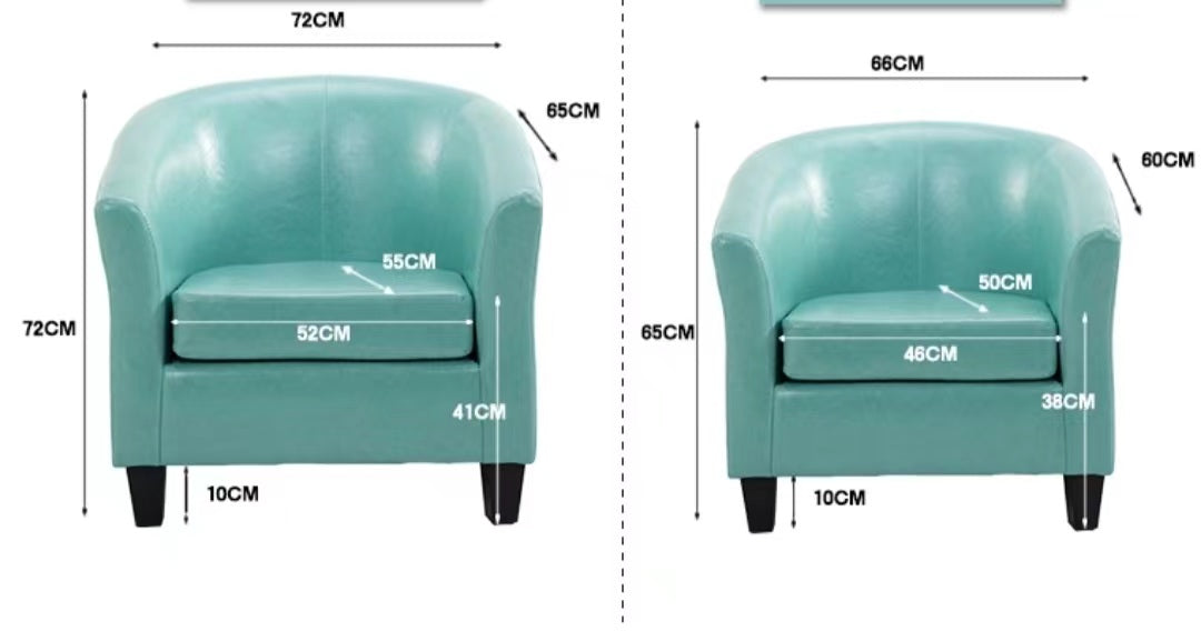 Multiple Variations Simple Nordic single sofa chair small apartment sofa double triple combination living room bedroom Internet cafe small sofa"