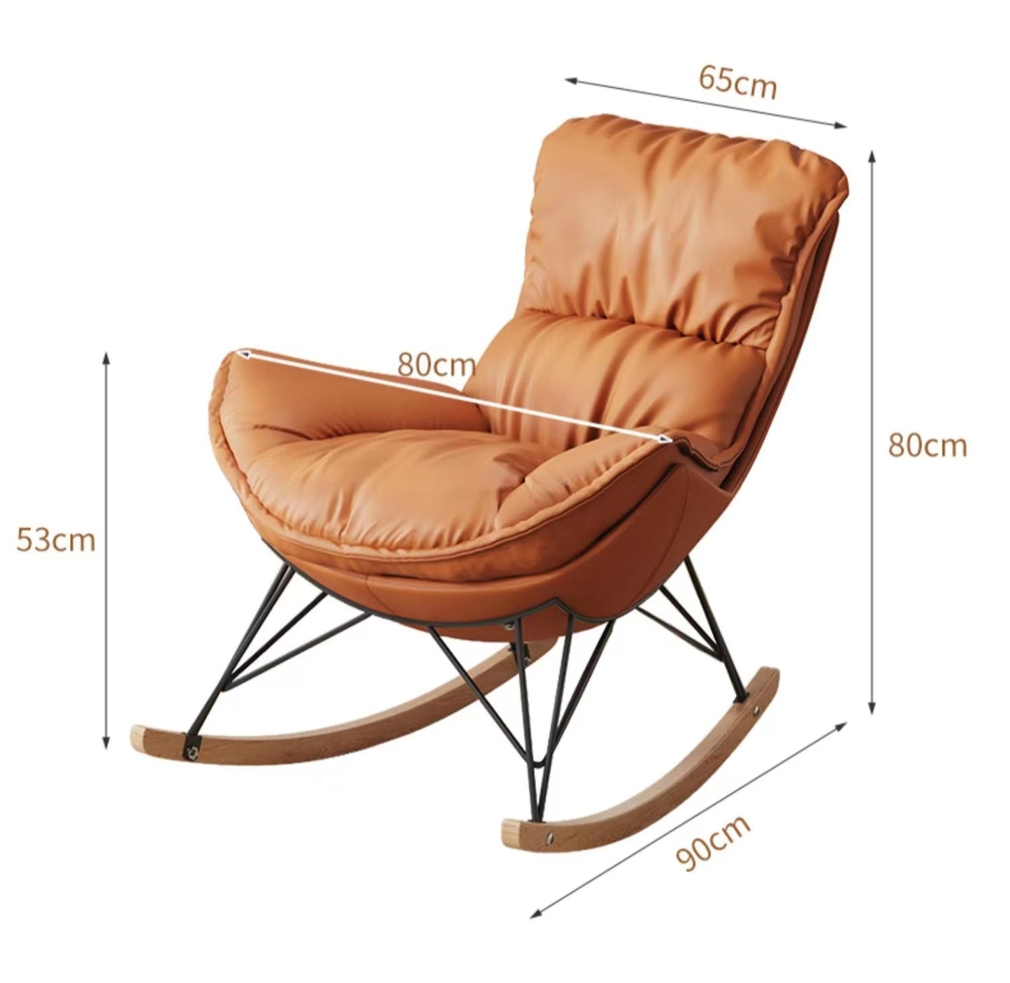 Multiple Variations Balcony rocking chair adult reclining chair summer home elderly leisure lazy living room sofa chair bedroom small rocking chair