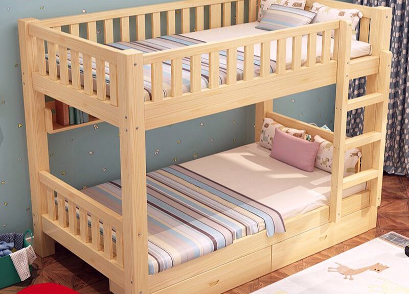 Multiple Variations All solid wood bunk bed"