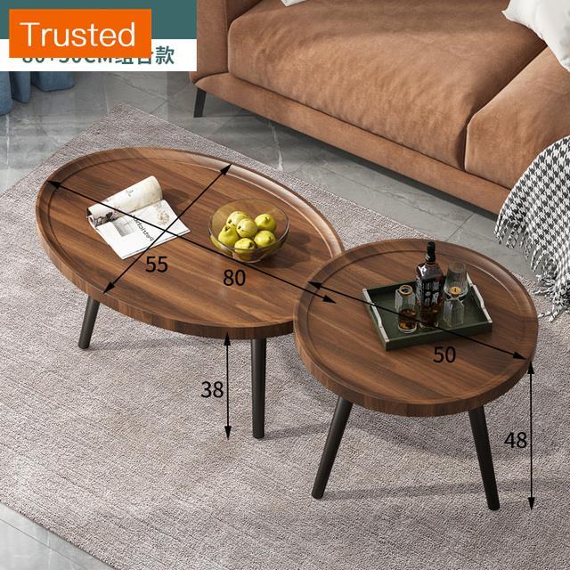 Multiple Variations Small Apartment Nordic Tea Table Living Room Home Modern Minimalist round Tea Table Combination Small Table