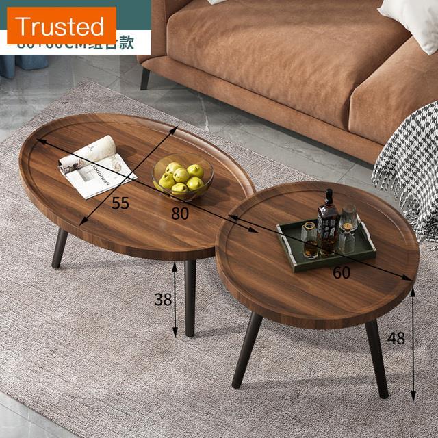 Multiple Variations Small Apartment Nordic Tea Table Living Room Home Modern Minimalist round Tea Table Combination Small Table