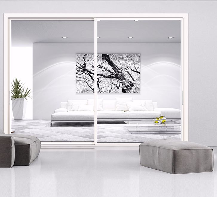 Multiple Variations  narrow sliding door,balcony folding door, kitchen  sliding  aluminum alloy mute glass door 