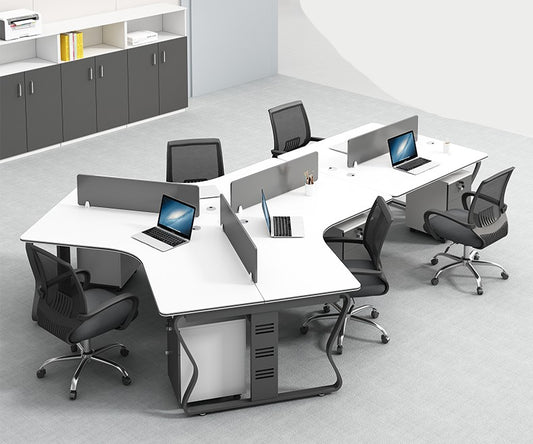 MULTIPLE VARIATIONS simple modern staff desk combination