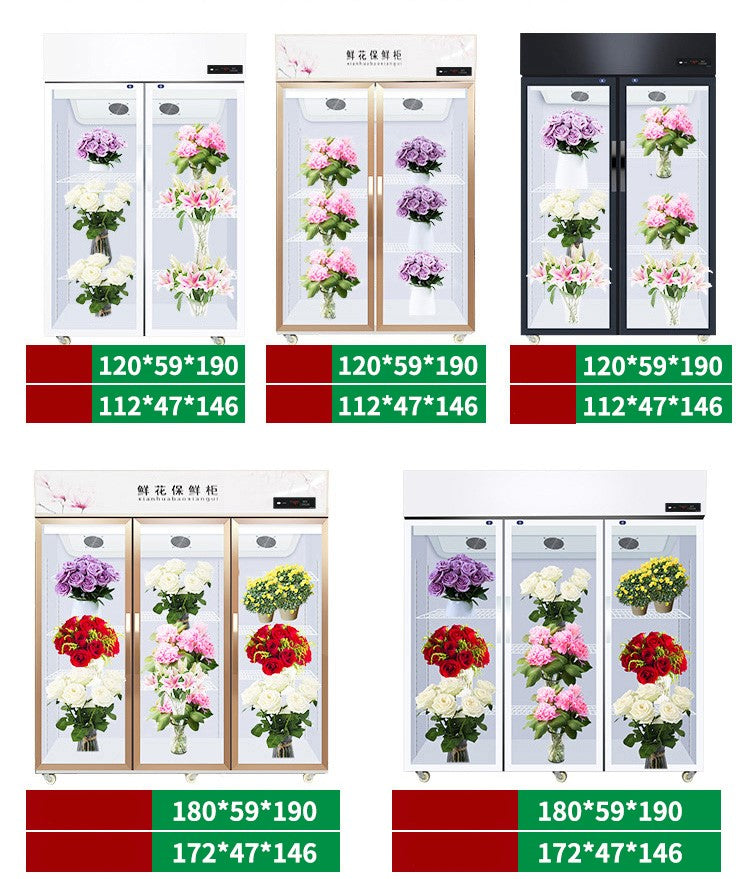 MULTIPLE VARIATIONS Flower Cabinet Refrigerated Preservation Cabinet