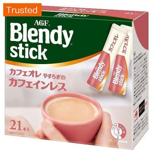 AGF Blendy Stick Cafe au lait decaf 21 pieces