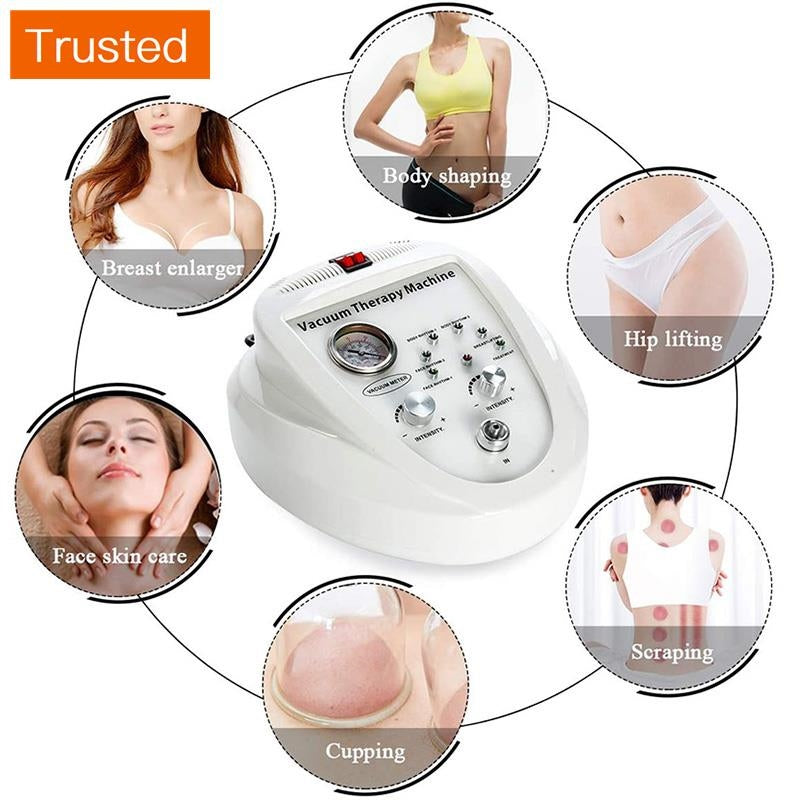 Multiple Variations Breast Chest Enlargement Massager Vacuum Therapy Cellulite Cupping Machine For Guasha Butt Lifting Breast Enlarge Skin Care