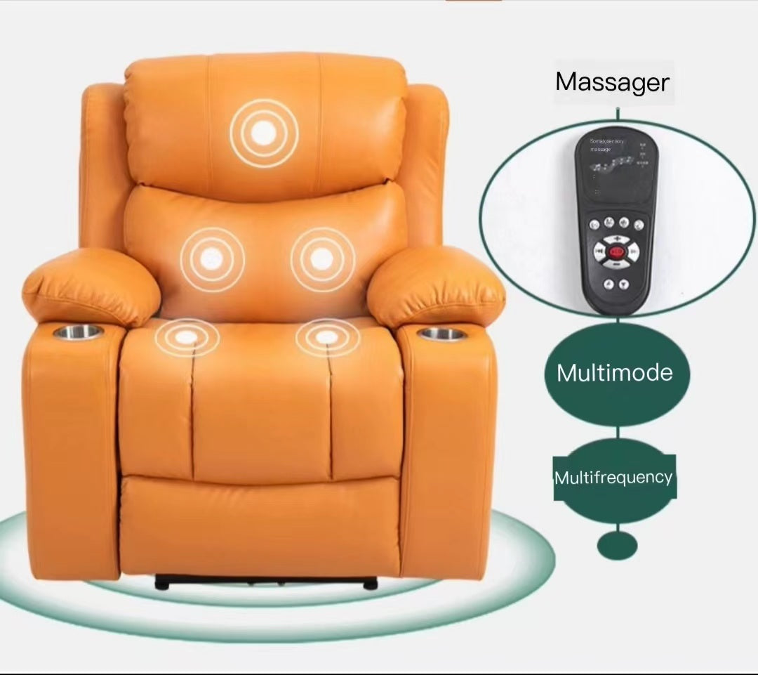 Multiple Variations first class space sofa  single leather electric music massage multi-functional  fabric living room lazy shake chair"