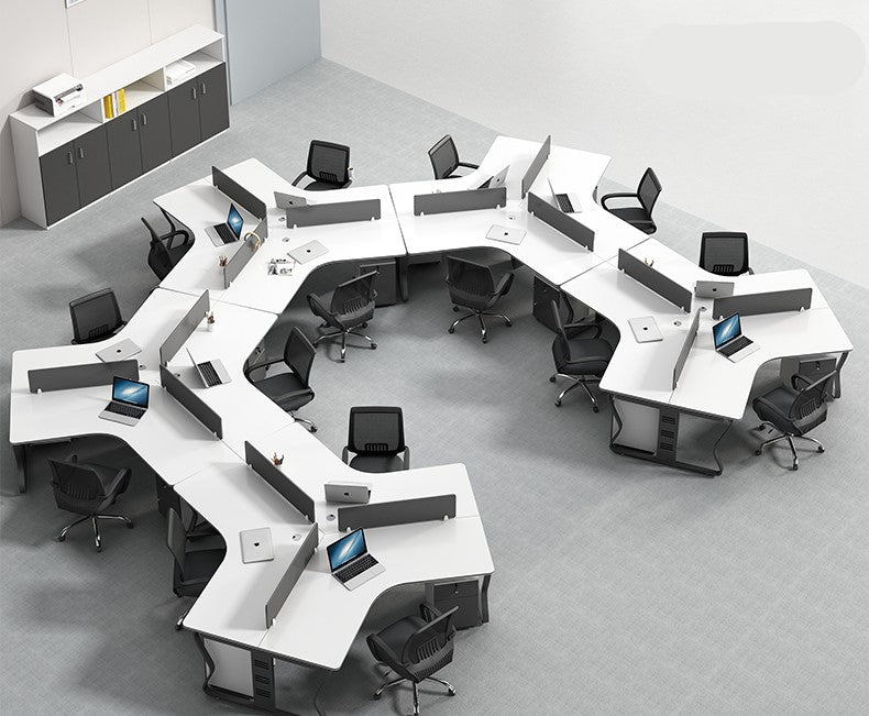 MULTIPLE VARIATIONS simple modern staff desk combination