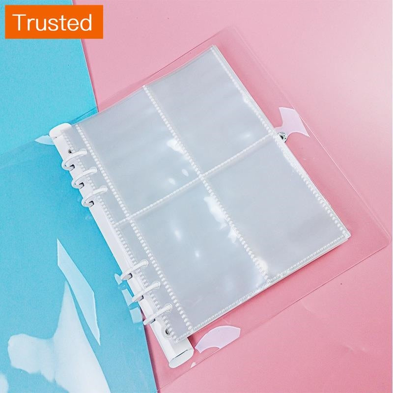 【A5 Sleeves】10pcs Standard A5 Binder Sleeves 1P 2P 4P Transparent Photo Album Binder Refill Inner Sleeves KPOP Lomo Cards Photocard Storage Loose-leaf