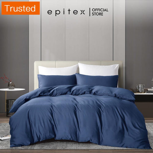 Multiple Variations (New arrival) Epitex Homme Solid 1600TC Tencel Collection   Bedsheet   Fitted Sheet Set   Bedsheet Set   Bedding