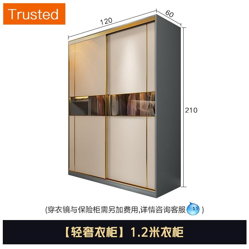 Multiple Variations Customize Modern Luxury Bedroom Wardrobe Sliding Door