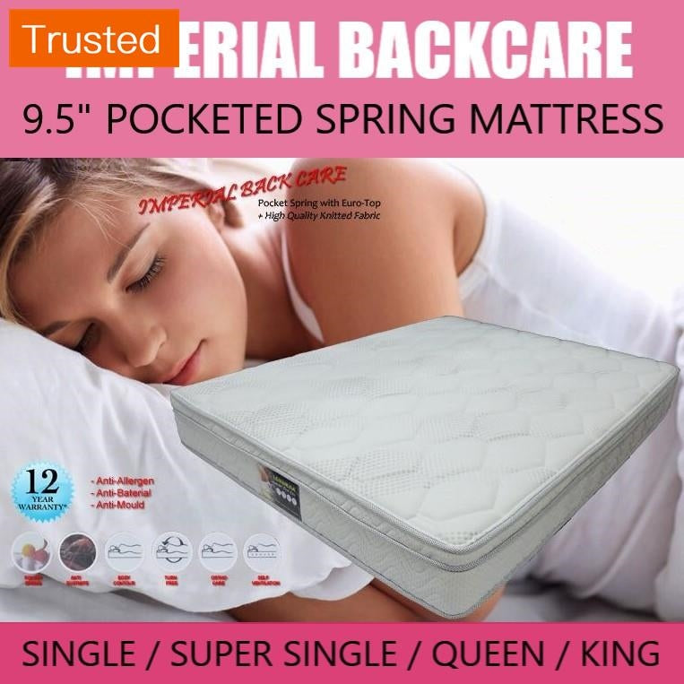 Multiple Variations 10 inches Euro Top Spring Mattress