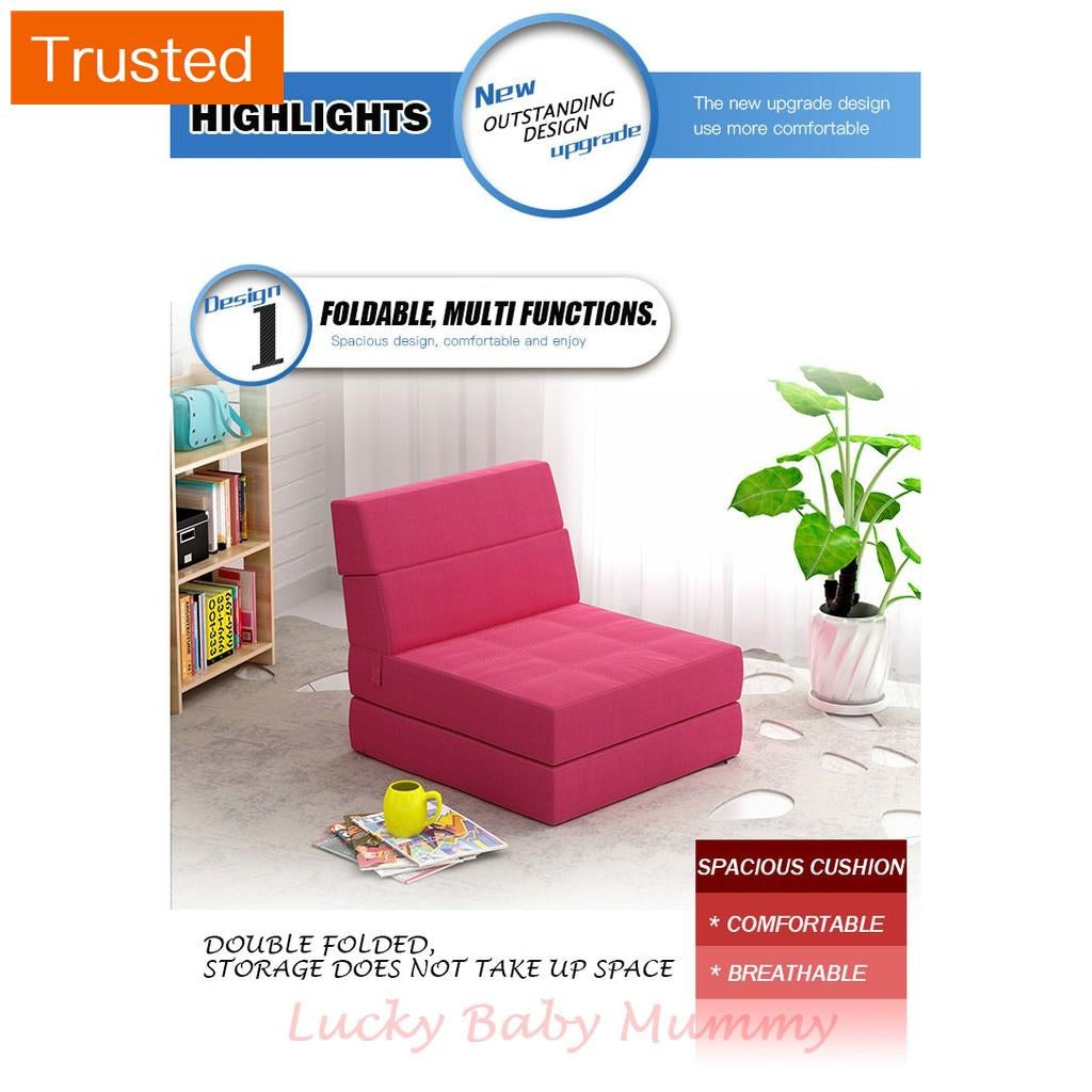 Foldable Sofabed 2 / Foldable Sofa / Foldable Mattress/Lazy/Folding/Bed