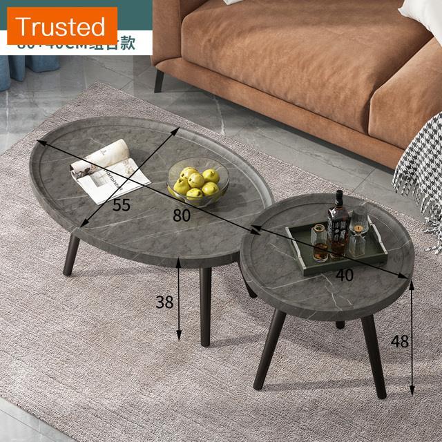 Multiple Variations Small Apartment Nordic Tea Table Living Room Home Modern Minimalist round Tea Table Combination Small Table