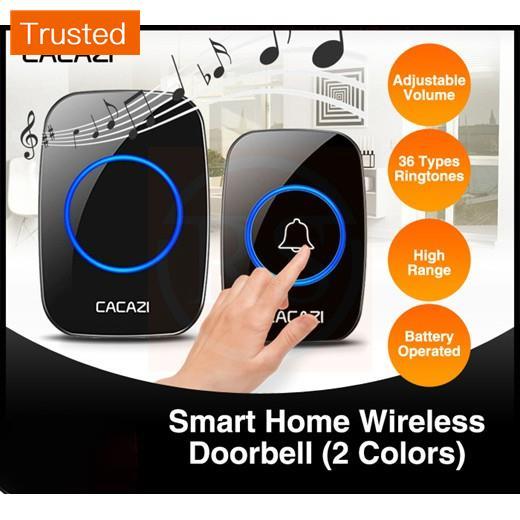 Multiple Variations Wireless DoorbellSmart Home LED Remote Digital Door Bell Chime WiFiSG Seller