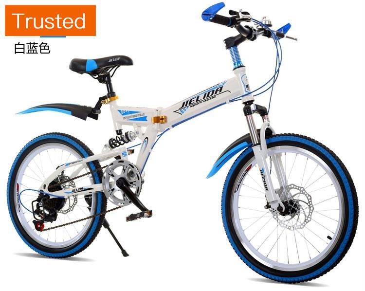 Multiple Variations New authentic children bicycle mountain bike 22 inches of men and women with double disc brake suspension speed of primary and middle school students cycling