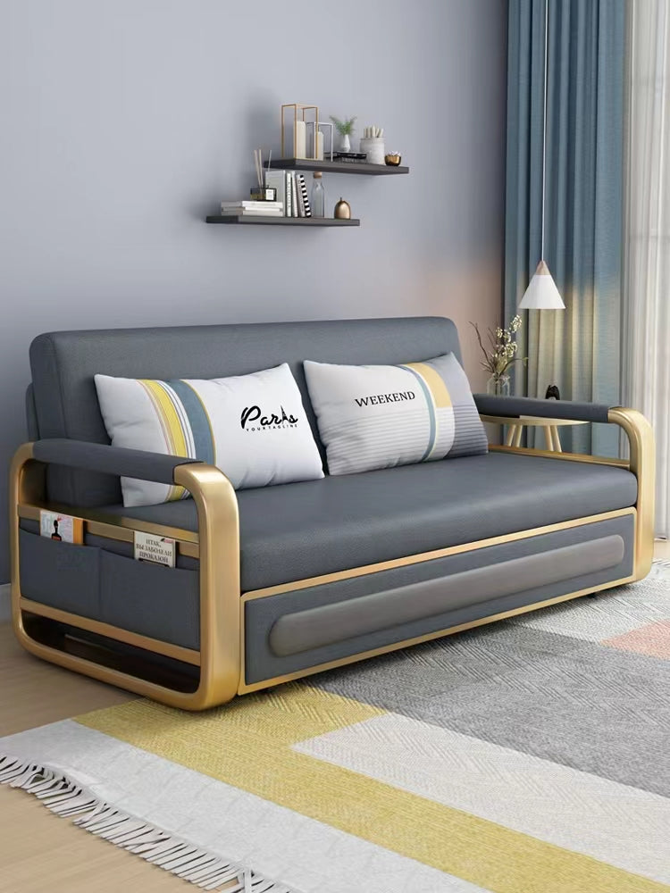 Multiple Variations Sofa bed multi-functional storage retractable small push-pull single double foldable chair"