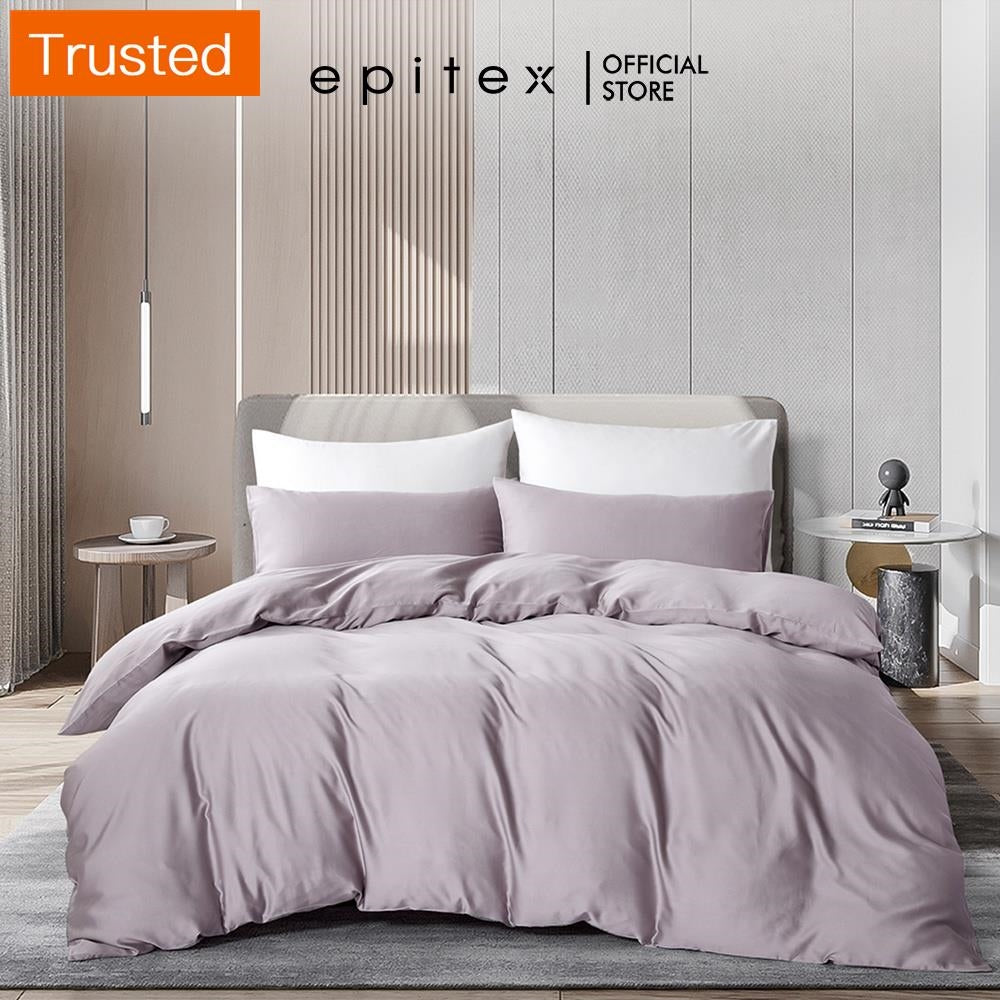 Multiple Variations (New arrival) Epitex Homme Solid 1600TC Tencel Collection   Bedsheet   Fitted Sheet Set   Bedsheet Set   Bedding