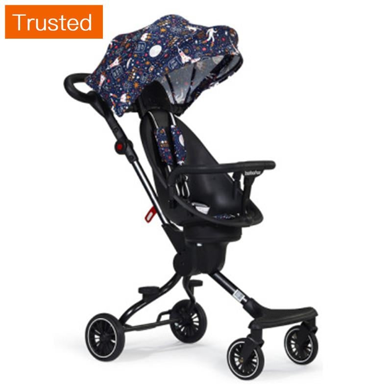 Multiple Variations The baby stroller is lightweight and foldable with two way high landscape anti rollover and can board the plane