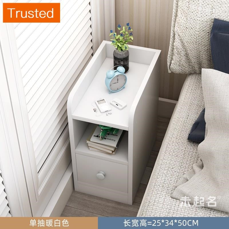 【kline】【twinkle】Ultra-narrow bedroom narrow bedside table storage cabinet ultra-thin drawer small side table small cupboard slim bedside table white/maple/gray 20/25/30/40cm wide